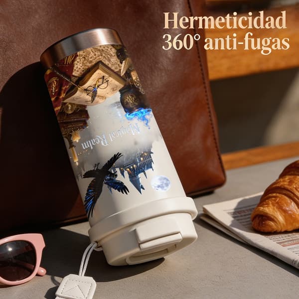 Kaffetermos 500ml 316 Rustfritt Stål Anime Design Black