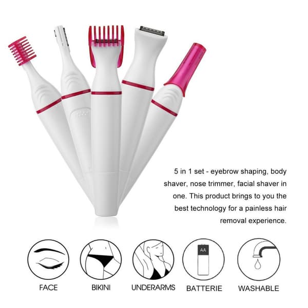 1 styck Multifunktionell hårtrimmer epilator ögonbrynstrimmer