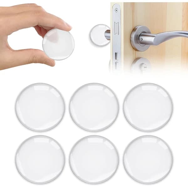 Vicloon Dörrstopp, 6-pack, självhäftande, väggmonterade, A
