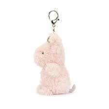 Jellycat Liten Gris Väskberlock Äkta 18 cm