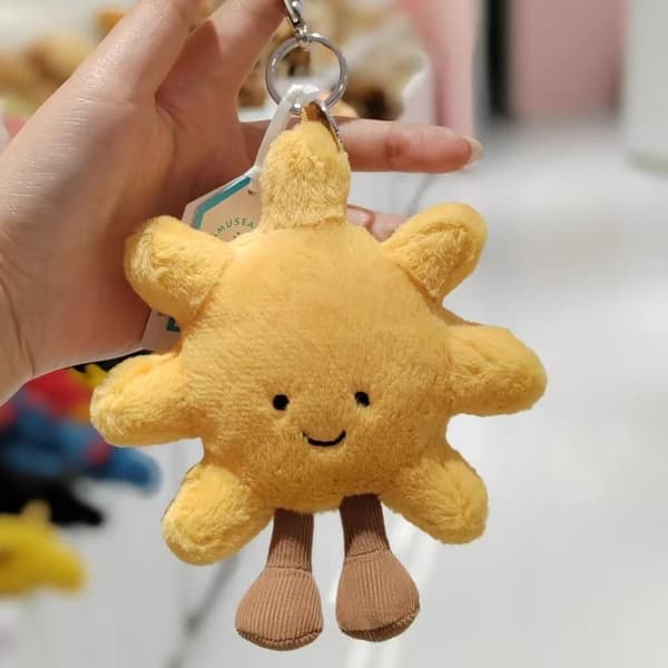 JellyCat Amuseables Sol Väskberlock A4SBC Plysch Sällsynt Utsåld HTF Begränsad Style 21