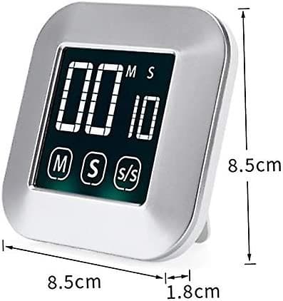 Kjøkken Timer LCD Display Elektrisk Timer Digital Timer Matlaging Nedtellingstimer