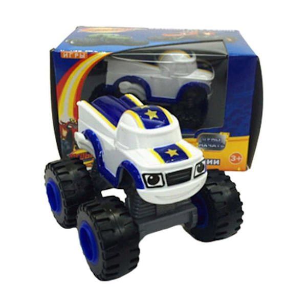 Nickelodeon Blaze and Monster Machines Super Stunts Legetøjsbil - Hvid