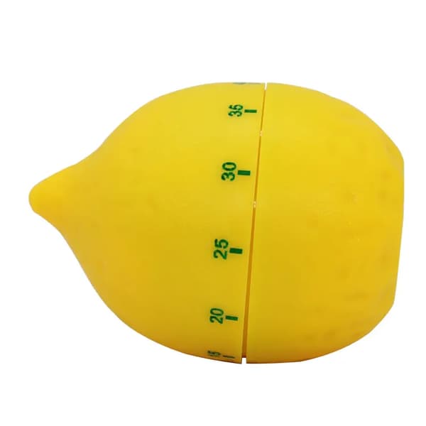 1 st (Citron) Formad Mekanisk Timer Frukt och grönsakstid