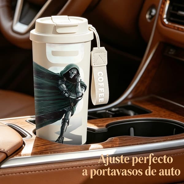 Kaffe Termokande 500ml 316 Rustfrit Stål Trendy Design Black