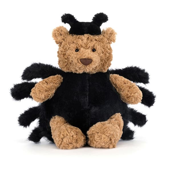 Jellycat 26cm Bartholomew Bear Hämähäkki pehmolelu