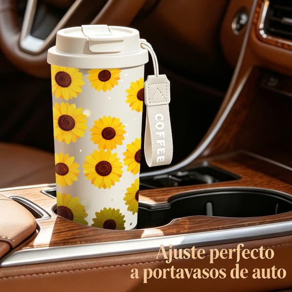 Kaffetermokande 500ml Rustfrit Stål Moderne Design Pink