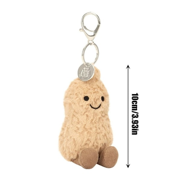 Jellycat Amuseables Peanut Plysdyr, 10 cm Jellycat Plysdyr Sjov Gaveidé Klassisk Børnegave