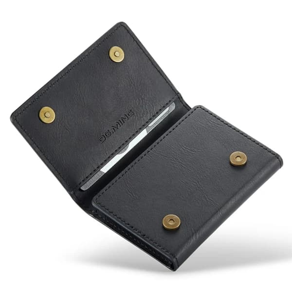 DG.MING Plånboksfodral RFID-skydd med sedelfack Svart
