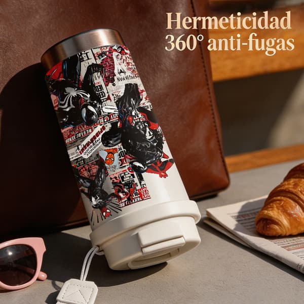 Kaffetermos 500ml 316 Rustfritt Stål Fargerikt Design Black