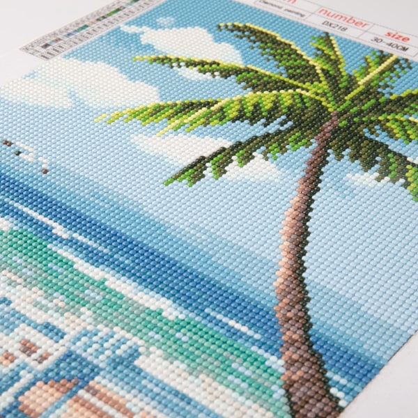 5D Diamantmaleri Strand Kunst Sæt til voksne