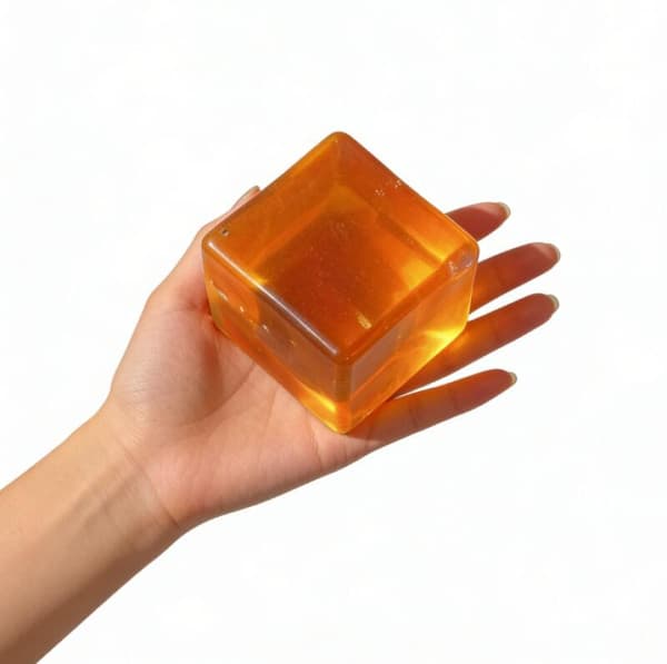 Stor klembar isbit-fidgetleke for barn, sensoriske fidgets - oransje Orange