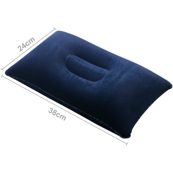 1pcs  Soft Inflatable Camping Travel Pillow Cushion - Compact