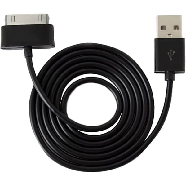 USB-datakabeloplader Datakabel Datasync Sort til Samsung Galaxy TAB 2 10.1 P1000 7.1 Oplader, A