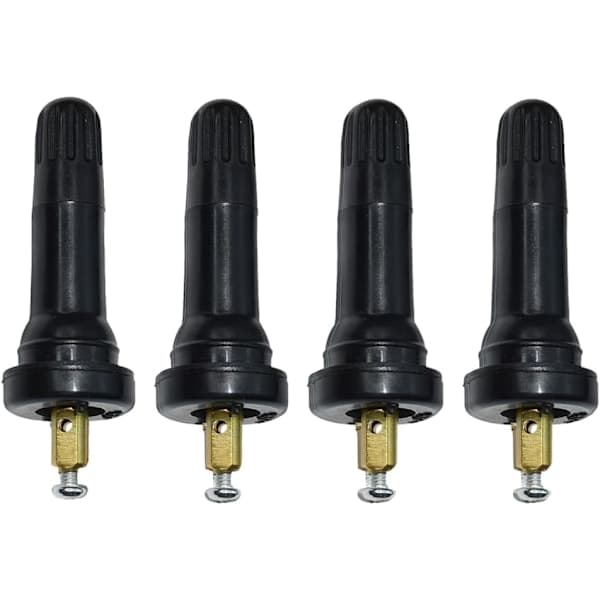 4 stk TPMS dekktrykksensorventilstamme, TPMS-ventil dekktrykkovervåking, A