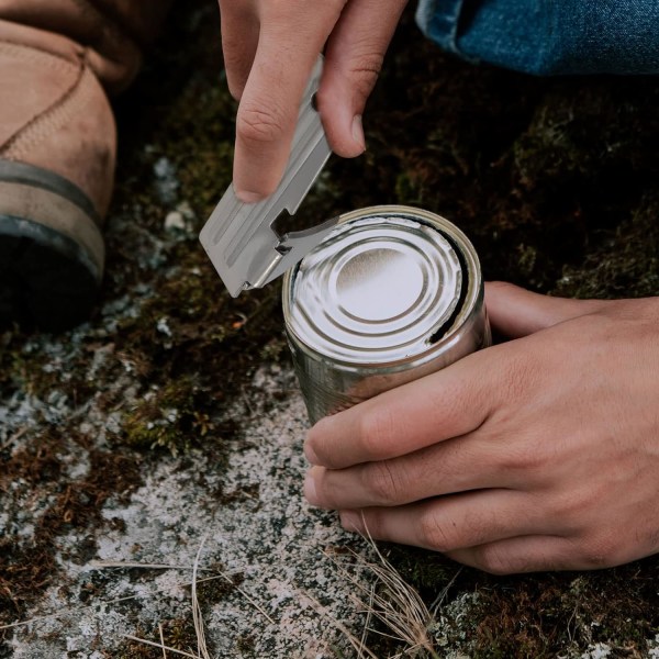 8 stk. Hermetikkåpner Camping Hermetikkåpner Manuell Hermetikkåpner Rustfritt