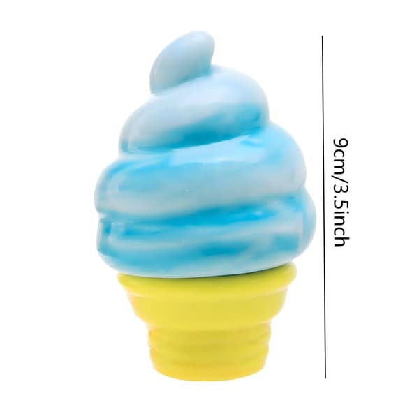 Nice Cream Cone, Squish Squeeze Is, Stressaflastende Gadgets til Angstaflastning-Blå Blue
