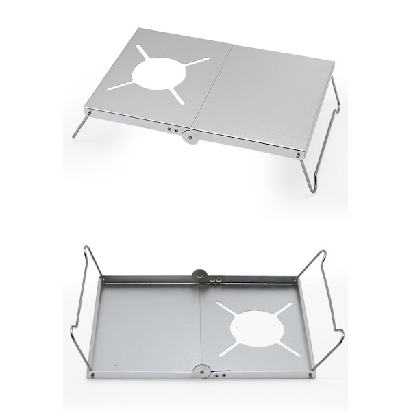 1 stk Foldbar Mini Spider Kogeplade Bord Vildmarks Camping