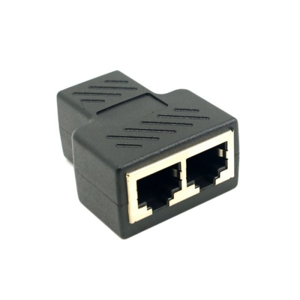 1 stk. Afskærmet CAT6 RJ45 netværks-T-hoved netværkskabel