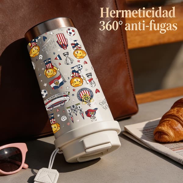 Termokopp 500 ml rustfritt stål moderne design White