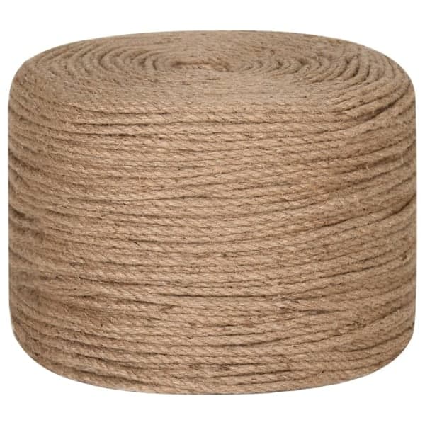 vidaXL Jute Reb 100 m Lang 6 mm Tyk