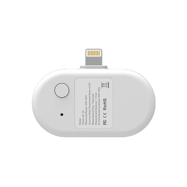 USB Smart Bärbar Termometer Mini Mobil Infraröd Termometer för iphone