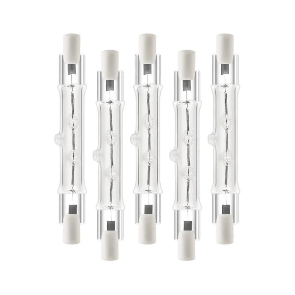 5-pack R7s 118mm 300w 230v, r7s halogen linjärt ljus