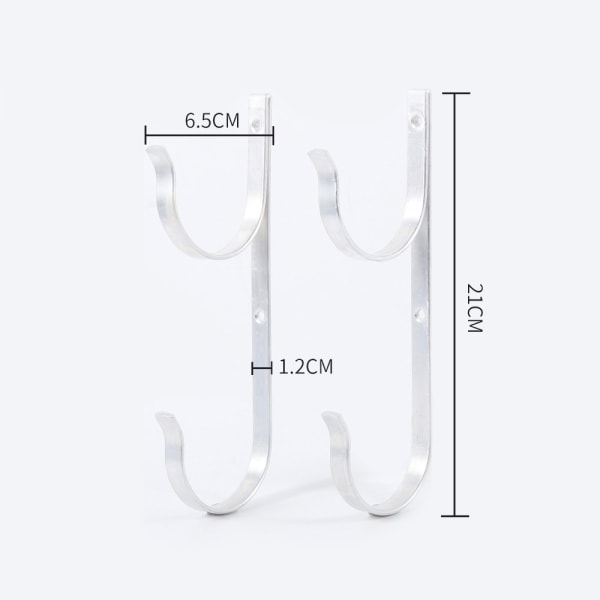 2 stk. bassengrengjøringsutstyr kroker Sugerør teleskopisk