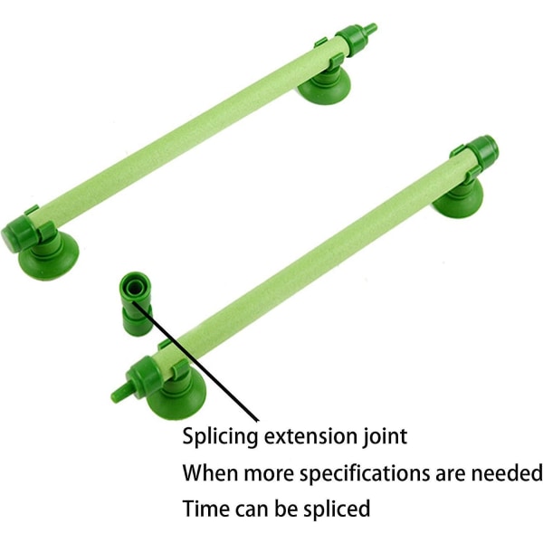 2 st luftbubblor luftningsrör akvarium vägg luftdiffusor syrepump diffusor tillbehör för fiskbehållare 14”