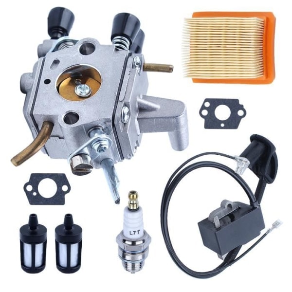 Tændspole til karburator kompatibel med Stihl FS200 FS200R FS250 FS250R FS120 FS120R FS300 FS350 41341200603 41344001301