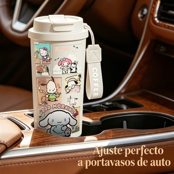 Kaffetermos 500ml 316 Rustfritt Stål Moderne Design Black