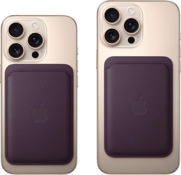 iPhone FineWoven -lompakko MagSafella – Musta (2024),y
