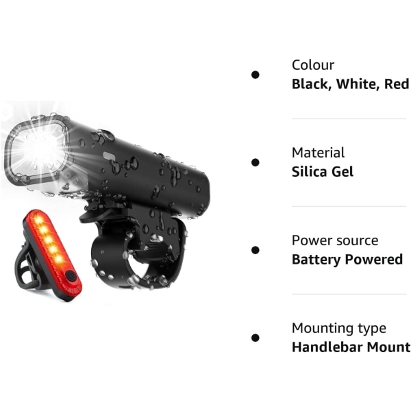 1 stk USB Genopladeligt LED Cykel Baglygte, Cykel Baglygte