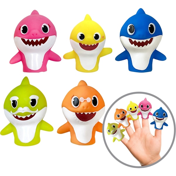 5 st Fingerdockor - Kalasartiklar, Pedagogiska, Badsleksaker, Sagostund, Strandleksaker, Lektid, 5 stycken (1-pack)
