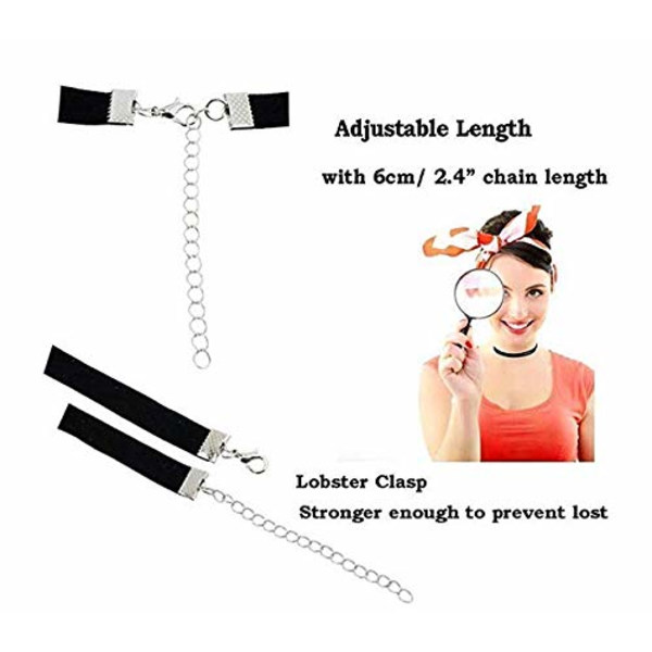 Halsbandset, 6-pack stretch tatueringshalsband
