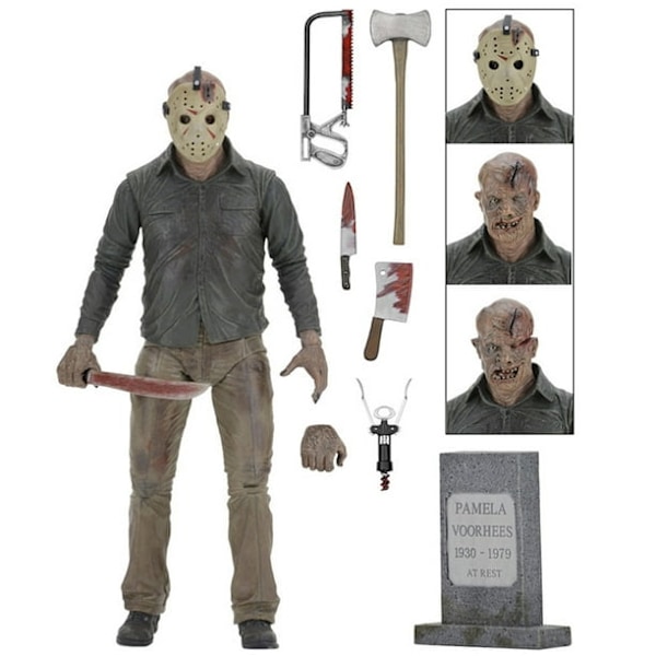 Fredag den 13. Jason Voorhees Actionfigur Horrible Movie 3D Model Dukke Legetøj Pynt Til Fans Samling