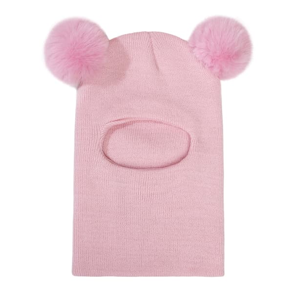 Vinterlue og skjerf for småbarn Rosa,a