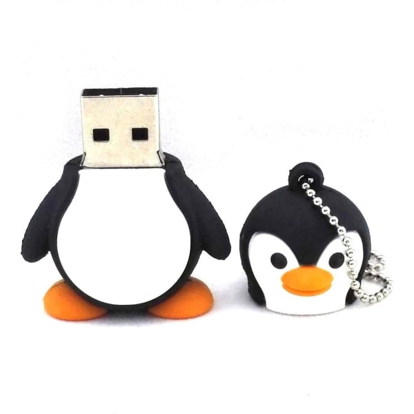 32GB Cartoon Animal Penguin USB -minne Pendrive