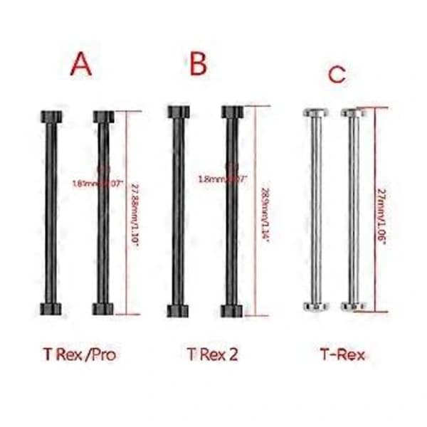 Til For T Rex PRO/Til T Rex 2 Urforbindelsesskrue Stang Adapter PIN Tilbehør, A