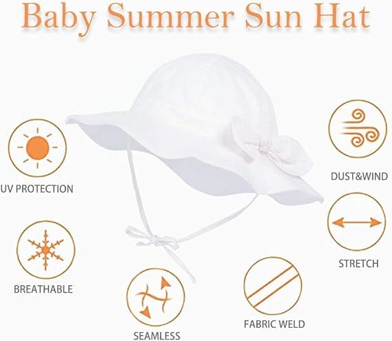 Passer for 1-2 år gamle - Happy Cherry - Solhatt for barn sommer