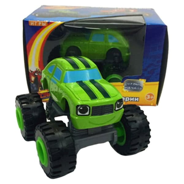 Nickelodeon Blaze and Monster Machines Super Stunts Barnvagn - Grön