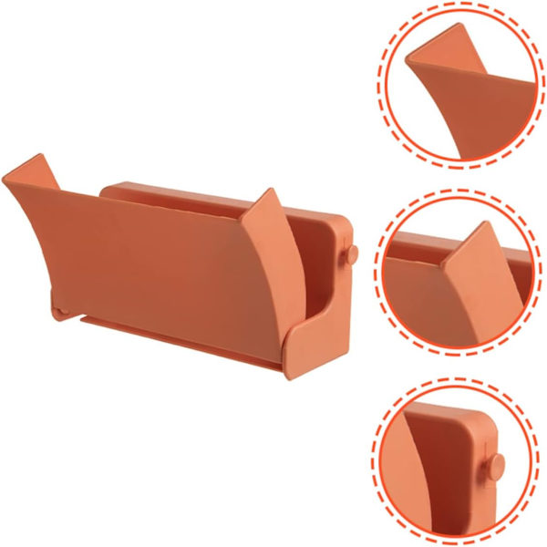 1 stycke (Orange) Väggmonterad Vikbar Skoställ Vikbart Fäste