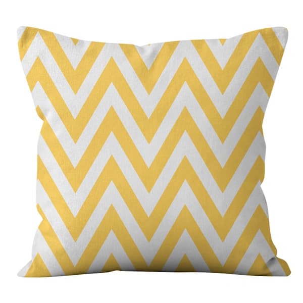 Sildebensputetrekk, Zigzag polyester putetrekk, sofatrekk med Hid,A