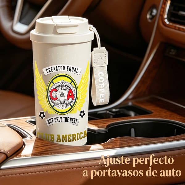 Termosmugg 500ml Rostfritt Stål Festlig Design, Isolerad kaffemugg, läckagesäker resemugg med lock Black