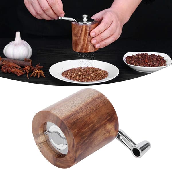1 st Kryddkvarn, Salt- och pepparkar Rostfritt Stål