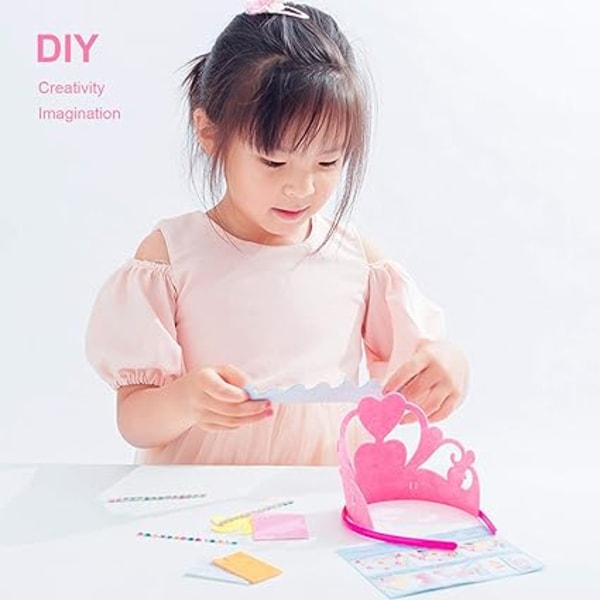 Kids Craft DIY Crown 4st, Princess Tiara Diadem Craft Supplies