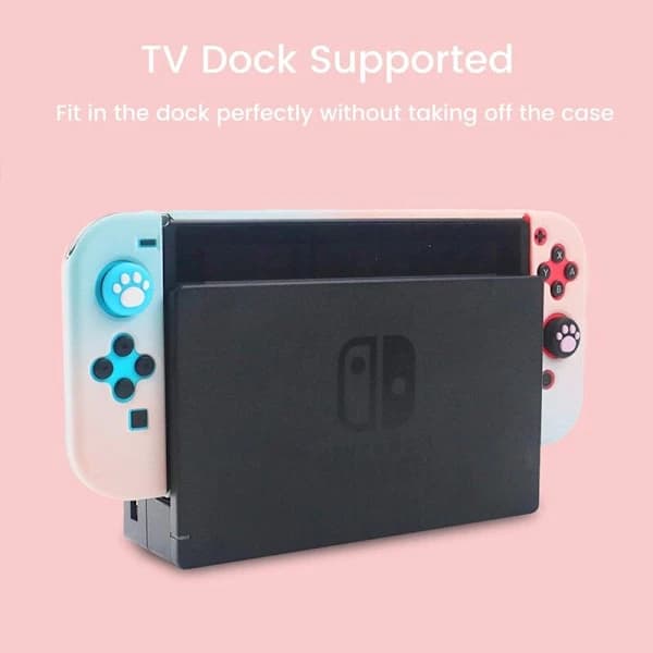 Mjukt skyddsfodral för Nintendo Switch OLED-konsol + Handkontroll, A
