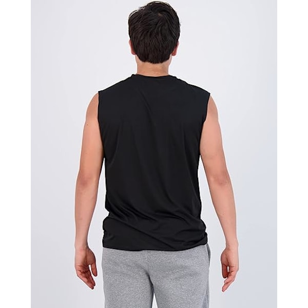 3 & 5-pack: Träningslinne för män med Dry-Fit - Standard- och stora storlekar (XXXL) XXXL