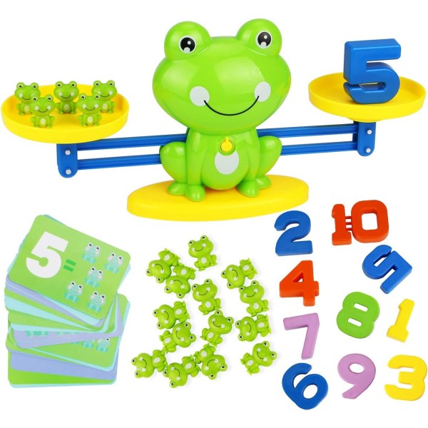 Coola matematikspel, Frog Balansräkning Leksaker Pedagogiska siffror