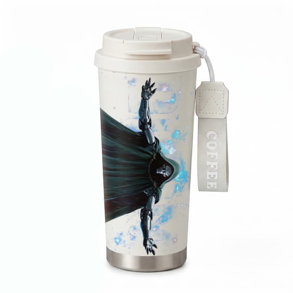 Termokrus 500ml 316 Rustfrit Stål Festligt Design White